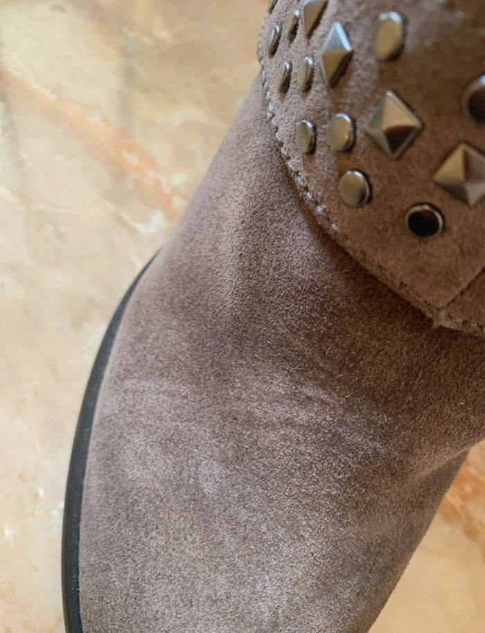 Bottines grises nubuck - photo numéro 4