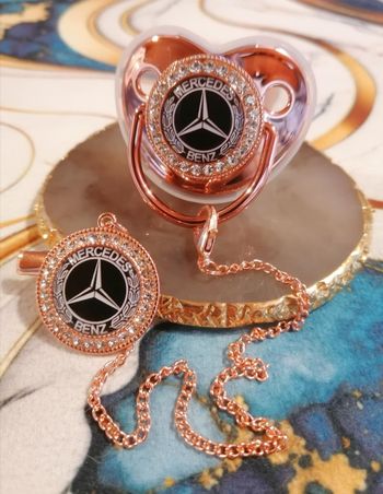 Sucette rose gold mercedes Benz