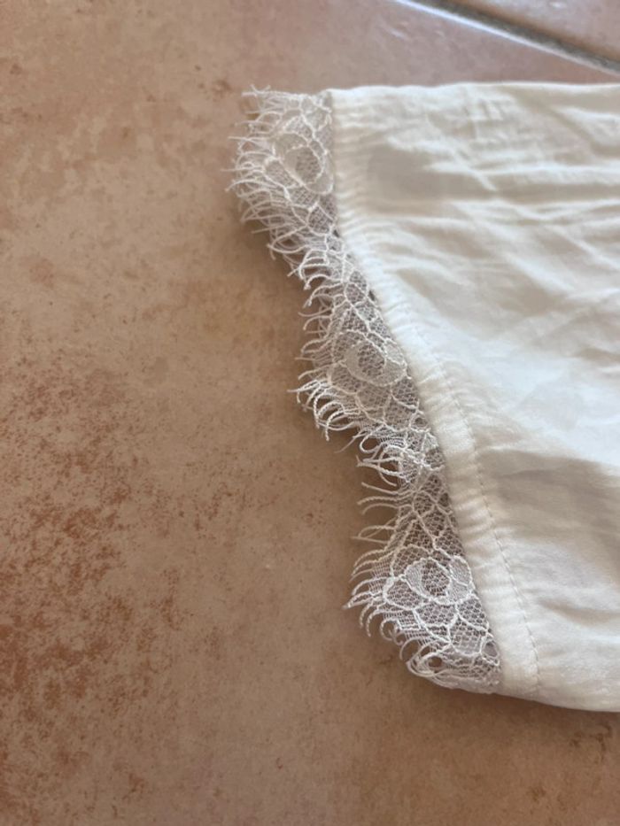 T-shirt crop top blanc - photo numéro 4