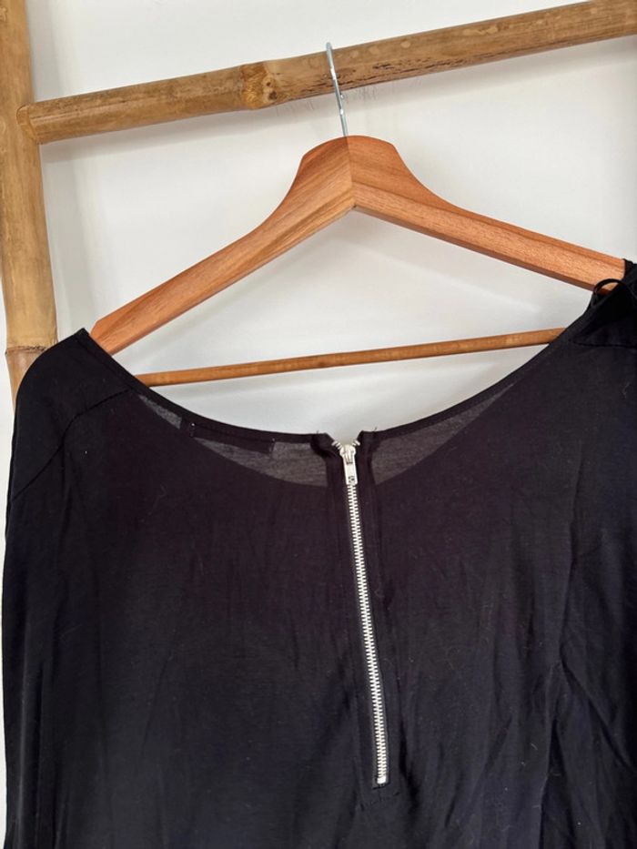 Blouse noire manches 3/4 - photo numéro 4