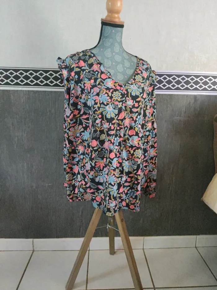 Chemisier imprimé taille 48 - photo numéro 7
