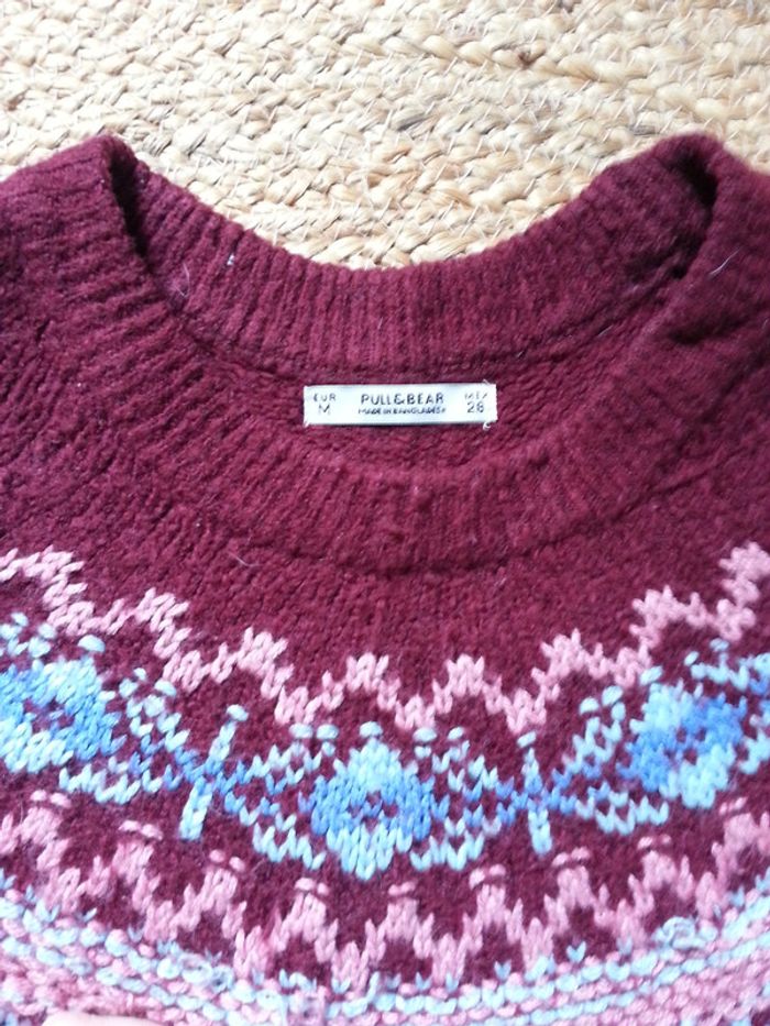 Pull bordeau - photo numéro 3