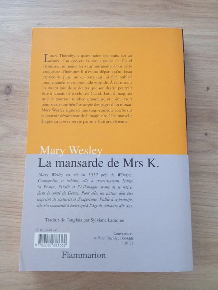 Mary Wesley 🍀 La mansarde de Mrs K. - photo numéro 2
