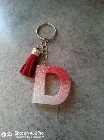 Porte clé lettre D