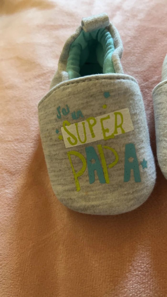 Chausson « j’ai un super papa » - photo numéro 2