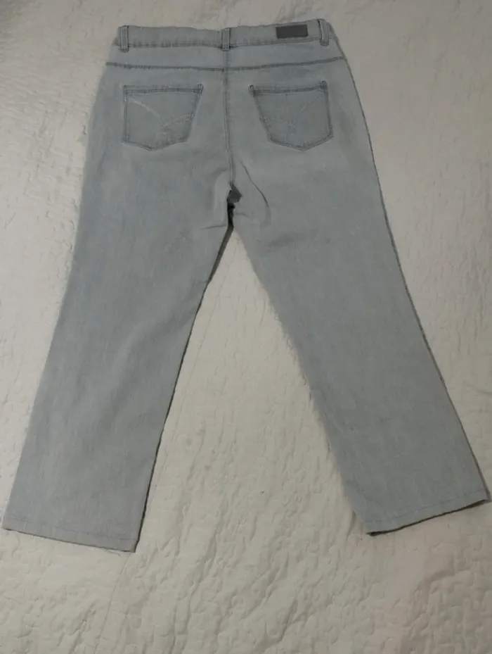 Jeans droit gris femme Damart taille 44 - photo numéro 3