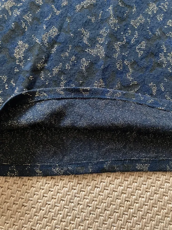 Robe bleue et dorée - photo numéro 4