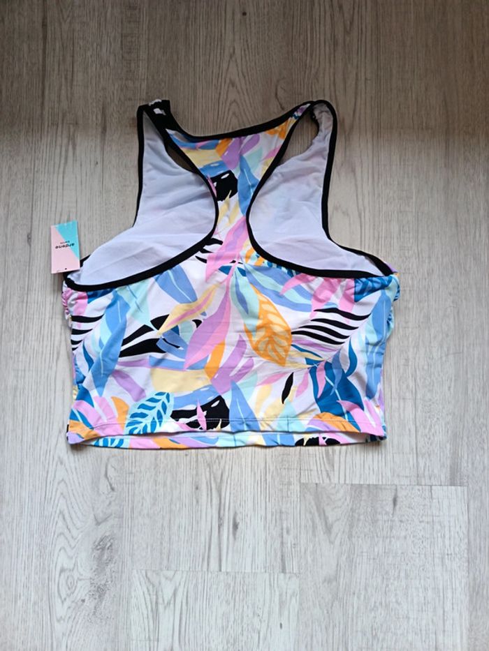 Haut bain débardeur bain maillot bain ardene swim neuf étiqueté taille  L XL 42 - photo numéro 9