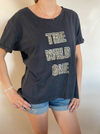 T-shirt neuf The Wilde one motif animal M