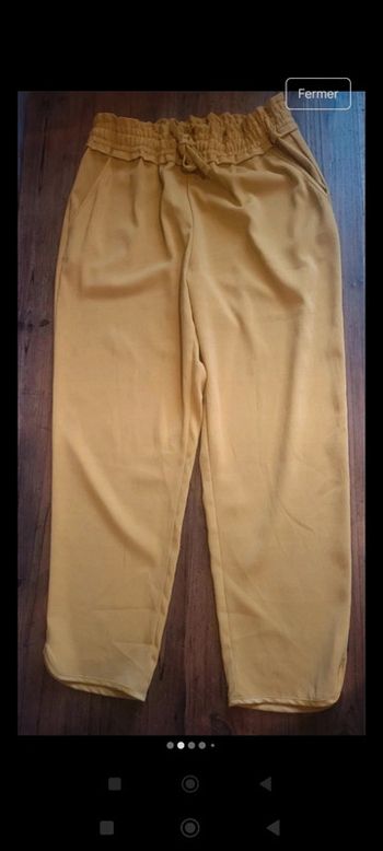 Pantalon jambes larges fluide Zara femme XL