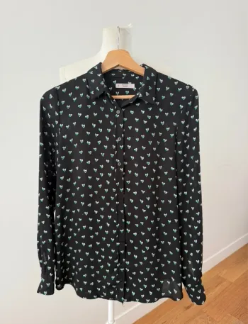 Jolie chemise Mango S/36 cœur