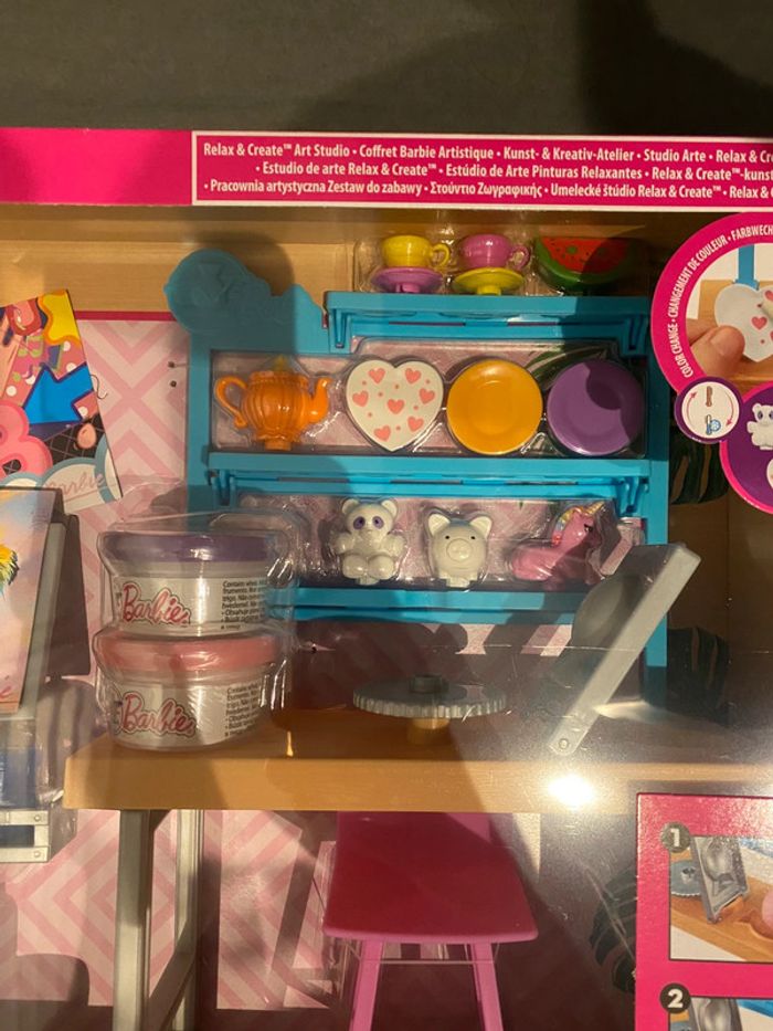 Poupée Barbie Atelier artistique - photo numéro 2