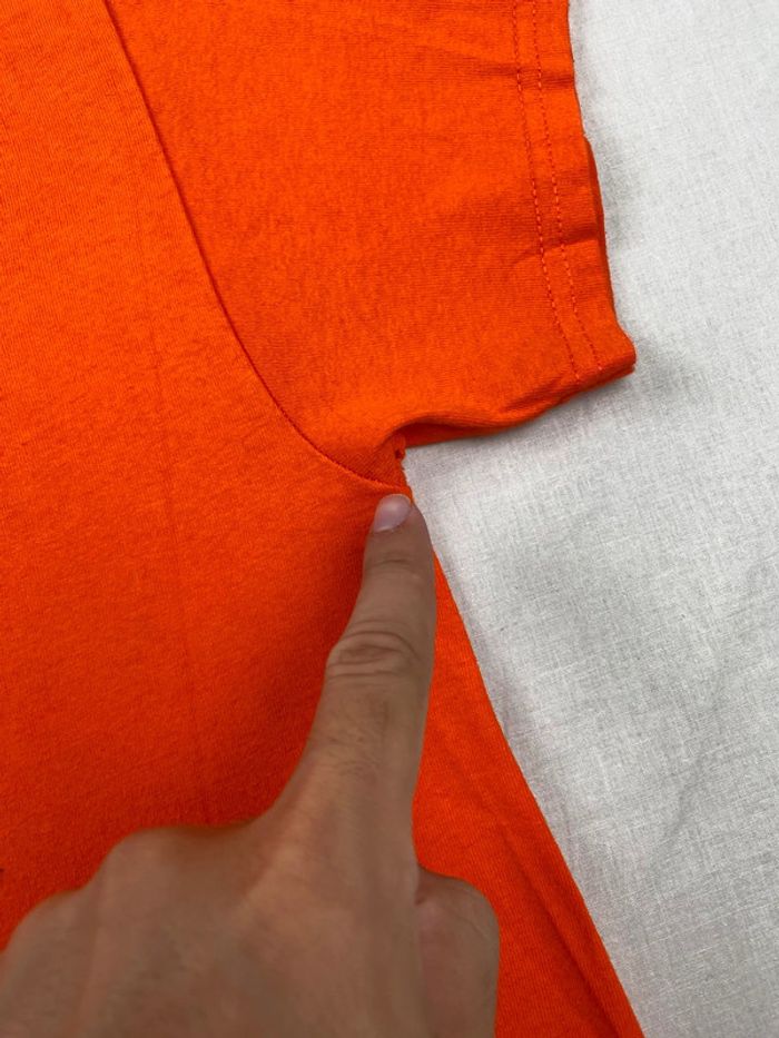 T-shirt imprimé sport USA, homme, été, Orange M - photo numéro 5