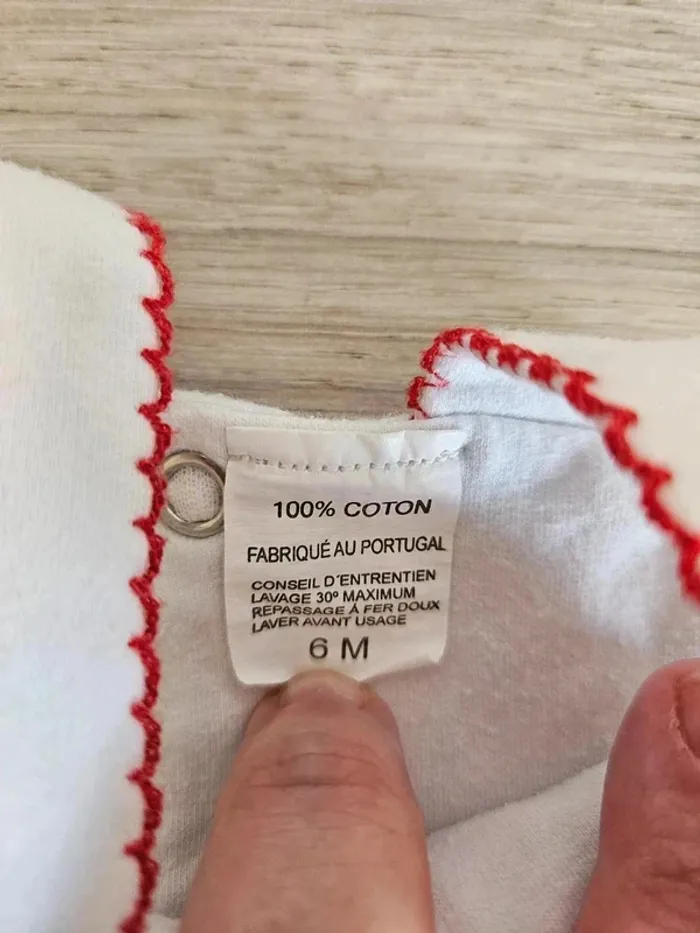 Robe "petits coeurs" 6 mois, fruit de ma passion - photo numéro 3