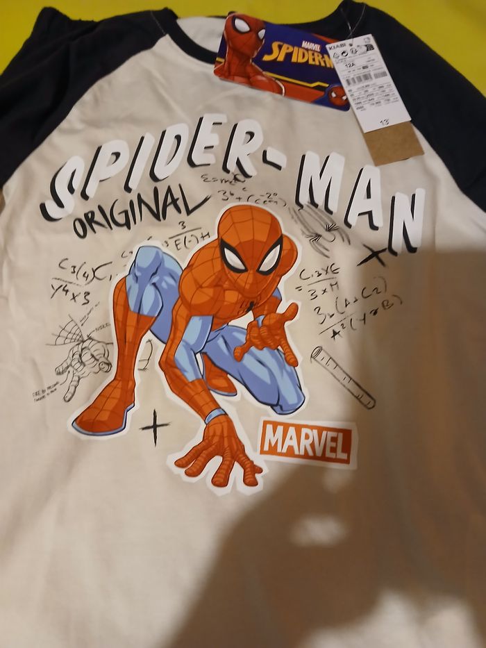 pyjamas en coton marvel spiderman 12 ans - photo numéro 4
