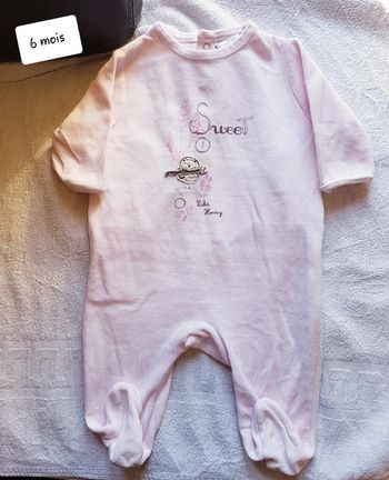 Pyjama velour kitchoun 6 mois