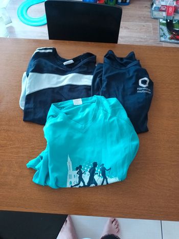 Lot de 3 tee shirts de sport Taille S