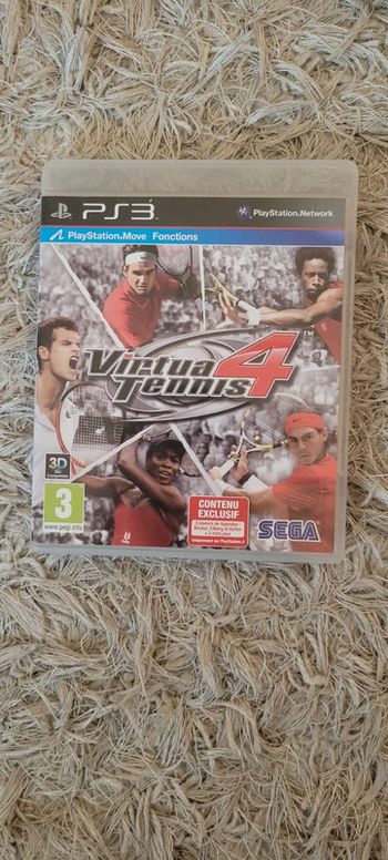 DVD Virtua Tennis 4 Ps3