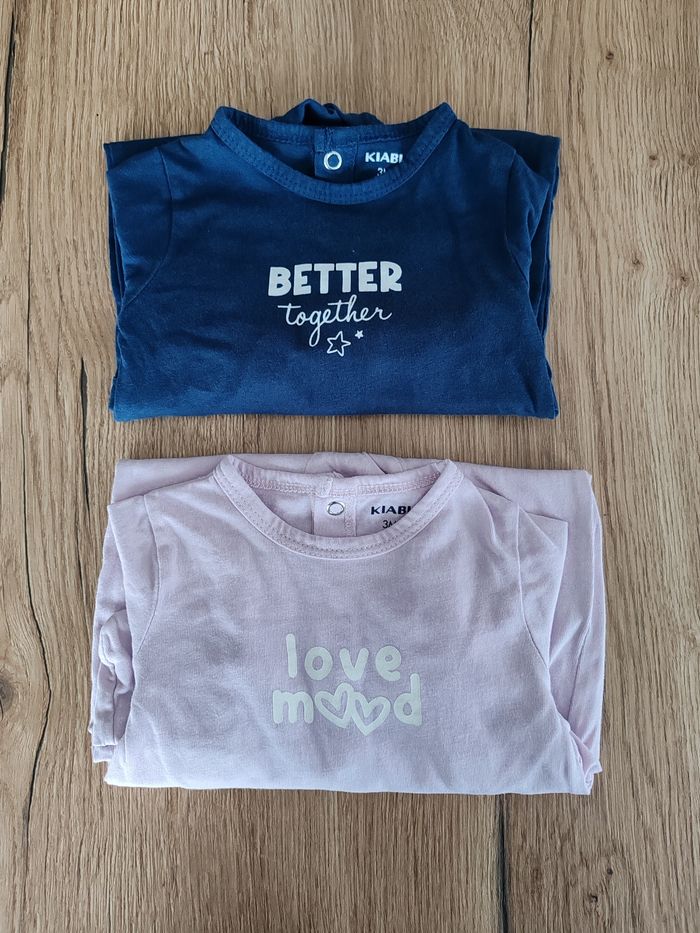 Lot de 2 pyjamas fins  3 mois