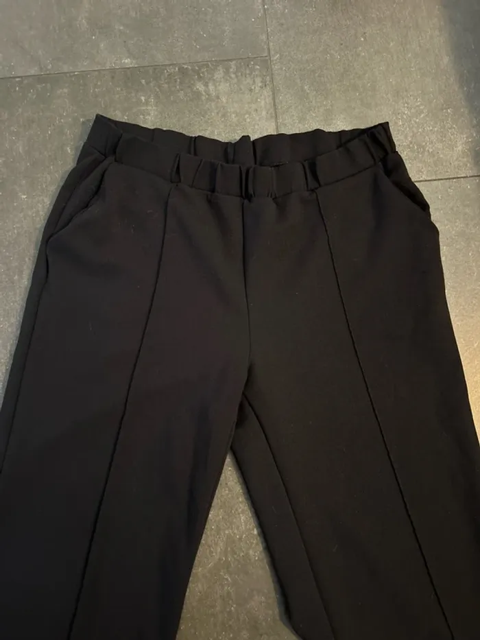 Pantalon élastique noir ms mode 44 - photo numéro 2