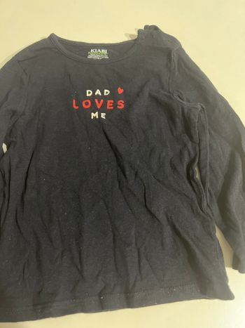 T-shirt manche longue kiabi 24 mois