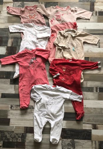 Lot de 7 pyjamas 9 mois