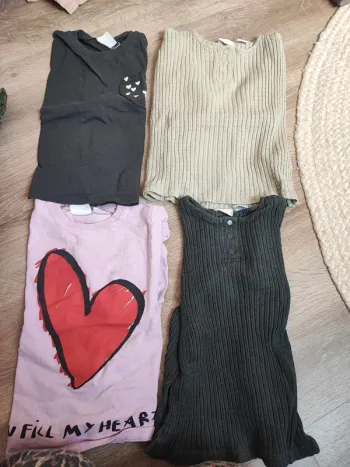 4 hauts Zara