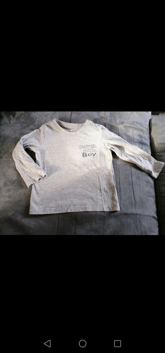 Tee-shirt manches longues 18 mois Vertbaudet