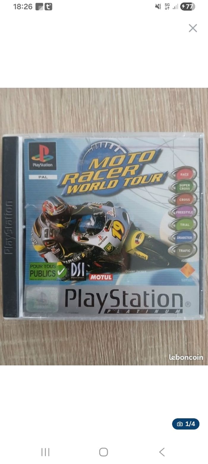 Moto racer world tour PlayStation 1