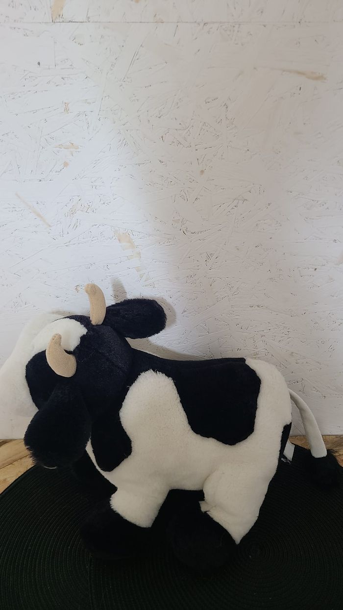 Peluche vintage A&A jouet vache - photo numéro 2