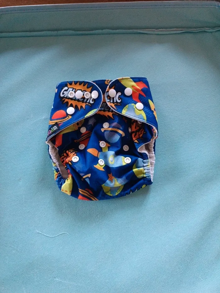 Couche lavable Galactic Little Bloom 0-3A