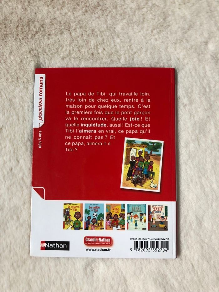 Le papa de Tibi - livre Nathan premiers romans - photo numéro 2
