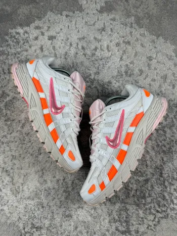 Nike P-6000 Running Digital Pink - White & Orange & Pink