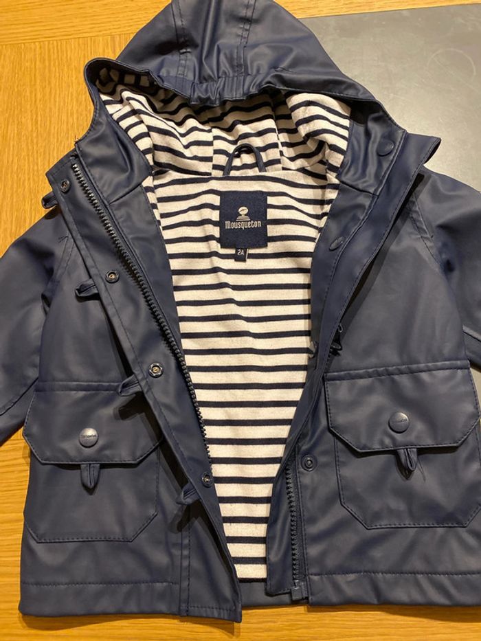 Manteau imperméable de pluie taille 2 ans - photo numéro 2