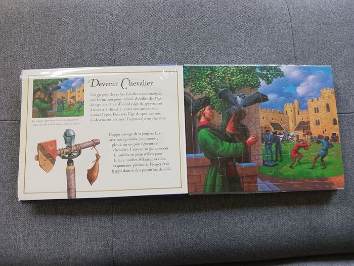 Chevaliers et châteaux forts avec puzzles - photo numéro 3