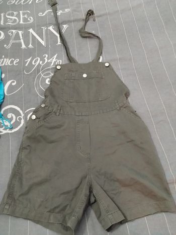 Salopette short kaki Etam t 36