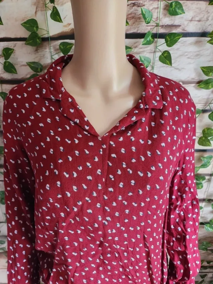 🌸Blouse rouge U Collection Taille 42 🌸 - photo numéro 3