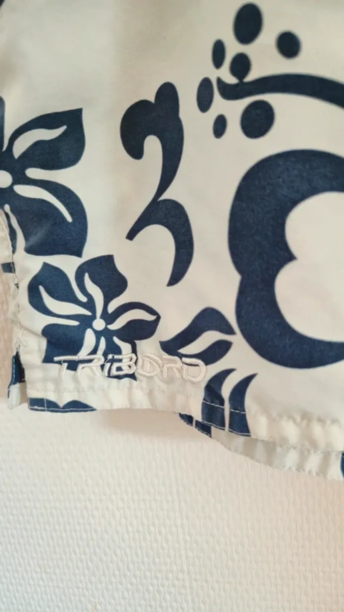 Short de bain imprimé hawaïen - s - tribord - photo numéro 2