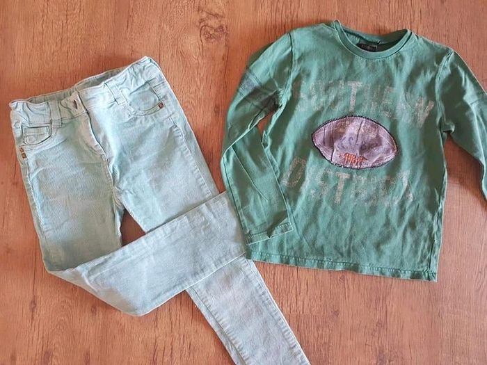 Tee shirt ikks + pantalon garçon 6ans