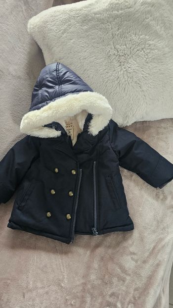 Manteau marine Ikks 18 mois neuf