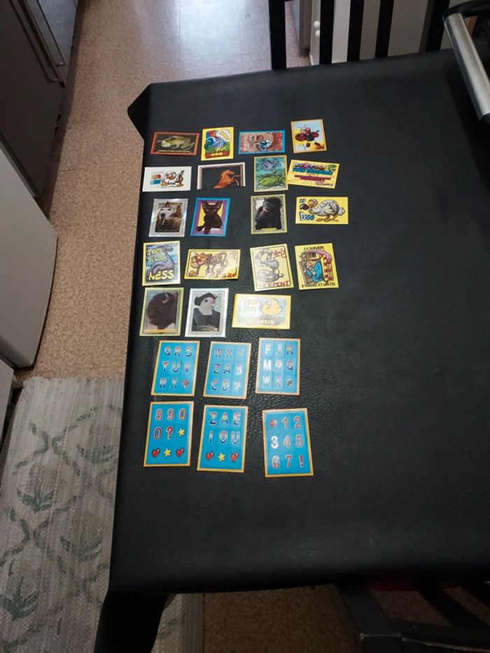 Lot de 25 stickers nos P'tis animaux 2018