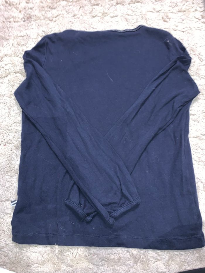 T shirt petit bateau manches longues 12 ans - photo numéro 3