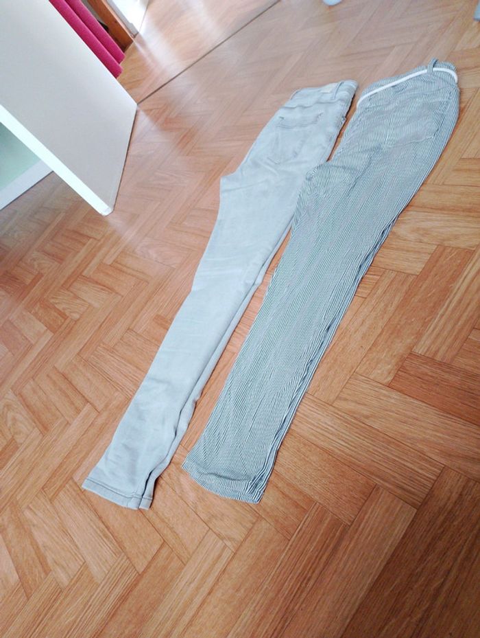 Lot de 2 pantalons / jeans - Taille M - photo numéro 4