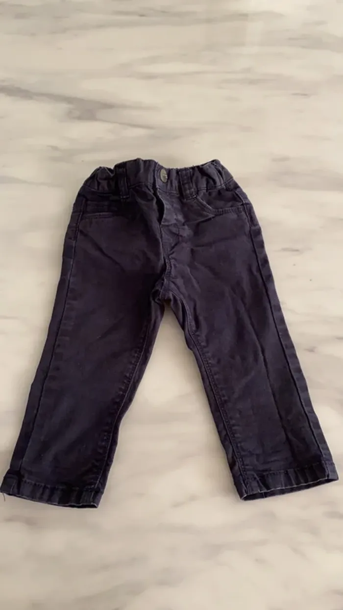 Pantalon bleu marine