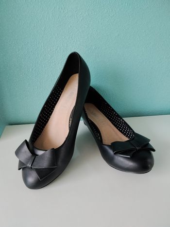 Chaussures en cuir avec noeud 