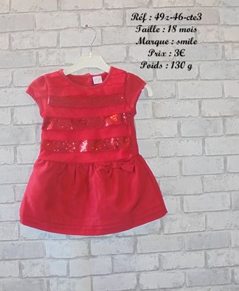 Robe 18 mois Smile (49z-46-cte3)