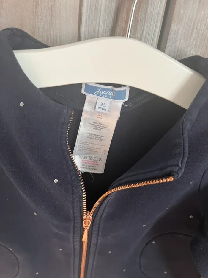 Petite veste - gros pull t. 3 ans - photo numéro 3