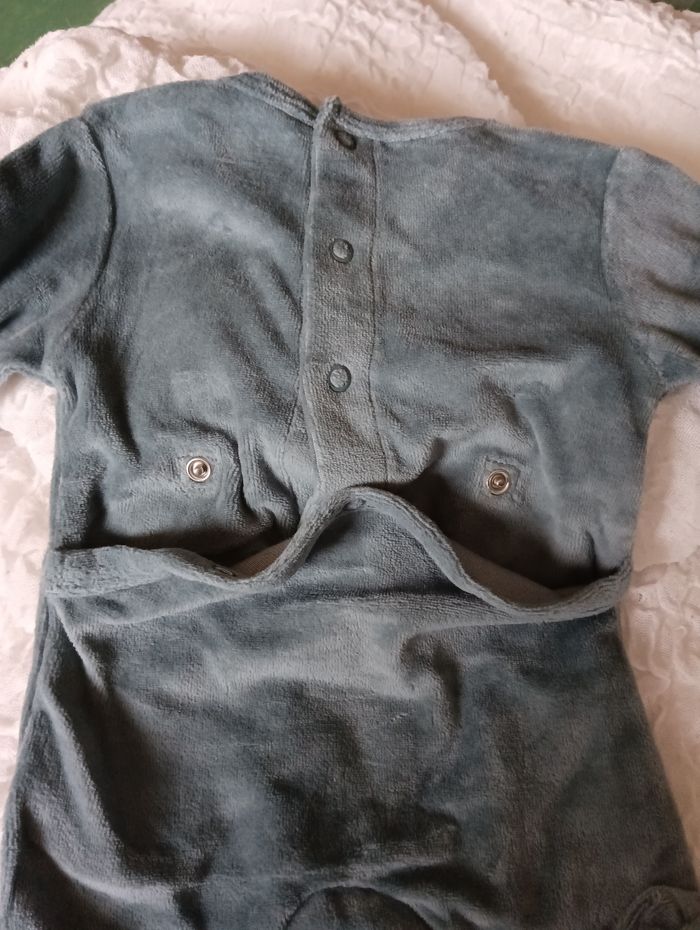 Pyjama bébé velours d'éponge - photo numéro 3