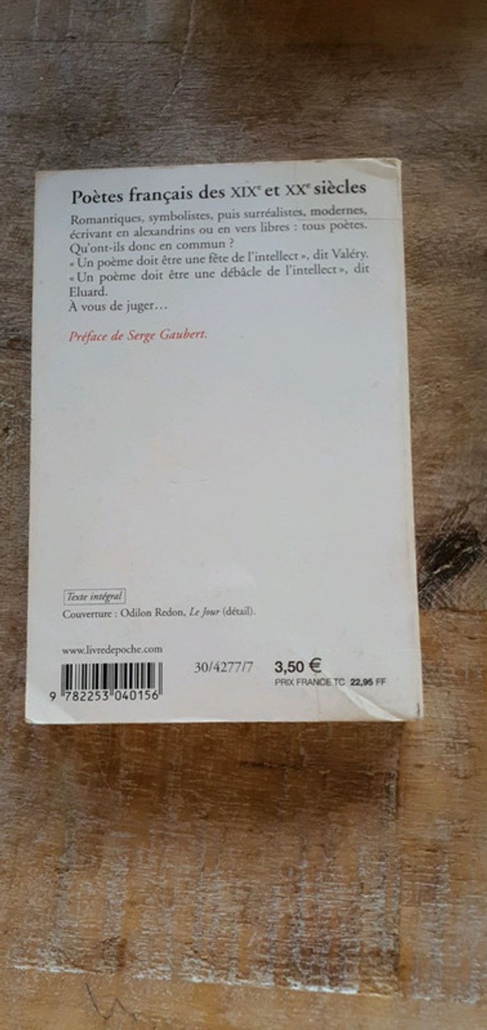 Poètes français des XIXe et XXe siècles - photo numéro 3