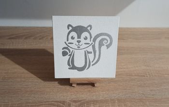 Toile écureuil (argent)